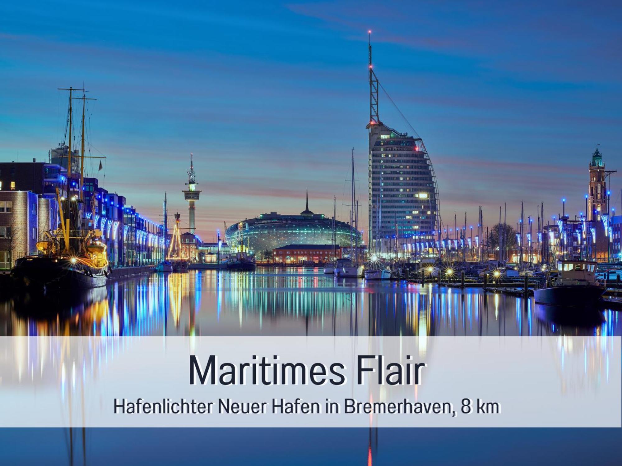 "Lilie" In Geestland-Langen, Ideal Fuer Familien & Homeoffice - Wlan & Parkplatz - 3 Zimmer, Balkon - Nahe Bremerhaven Zewnętrze zdjęcie